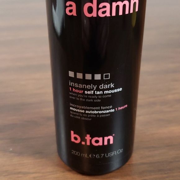 NEW Too Tan to Give a Damn Self Tanner Mousse Dark - Picture 2 of 4